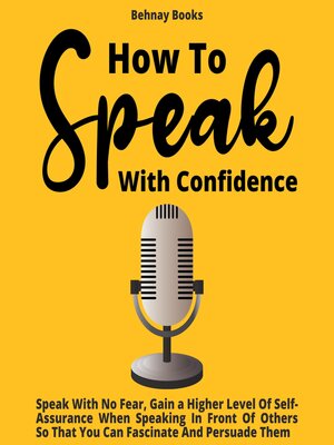 cover image of How to Speak With Confidence